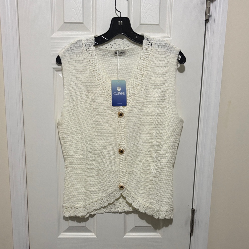 Cupshe Sleeveless Sweater Vest